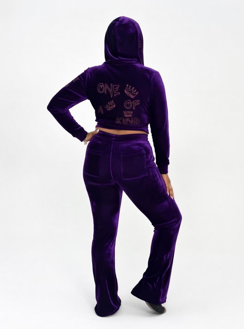 SIGNATURE PURPLE VELVET SET